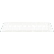 vidaXL PE Blanco Acero Invernadero Túnel - Imagen 4