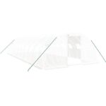 vidaXL PE Blanco Acero Invernadero Túnel