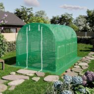 TOOLPORT PE 180g/m² Verde Invernadero Túnel - Imagen 4