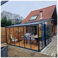 Green Protect Luxe 11,85 m² Aluminio Cristal Invernadero Adosado - Imagen 7