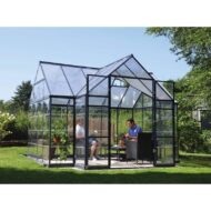 Palram Victory 11 m² Aluminio Policarbonato Invernadero Orangerie - Imagen 6