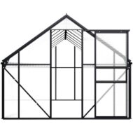 WooDlan Greenhouse House 190 × 490 × 125/195 cm Invernadero - Imagen 5