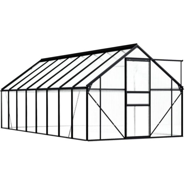 WooDlan Greenhouse House 190 × 490 × 125/195 cm Invernadero