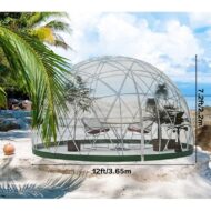 GOJLEX Igloo Garden 3,6 × 2,2 m Transparente Invernadero - Imagen 2
